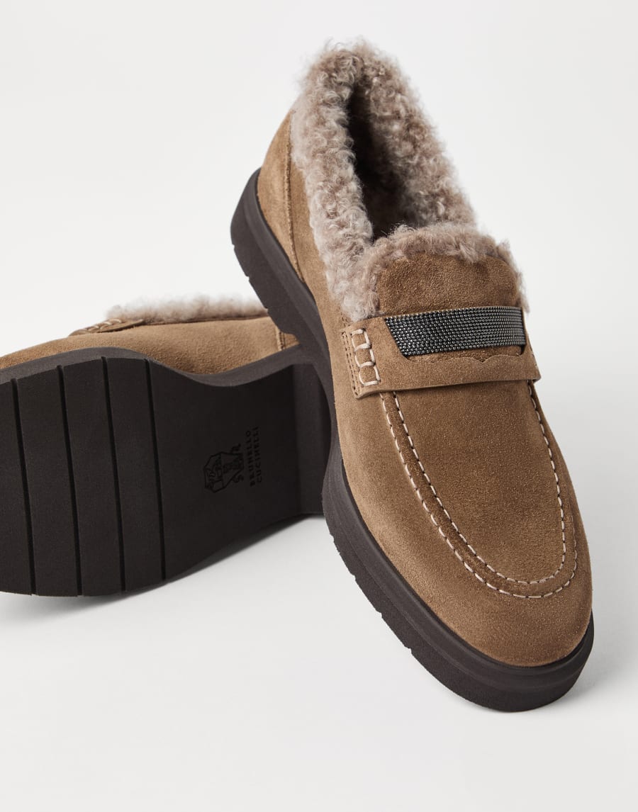 Penny loafers Light Brown Woman - Brunello Cucinelli