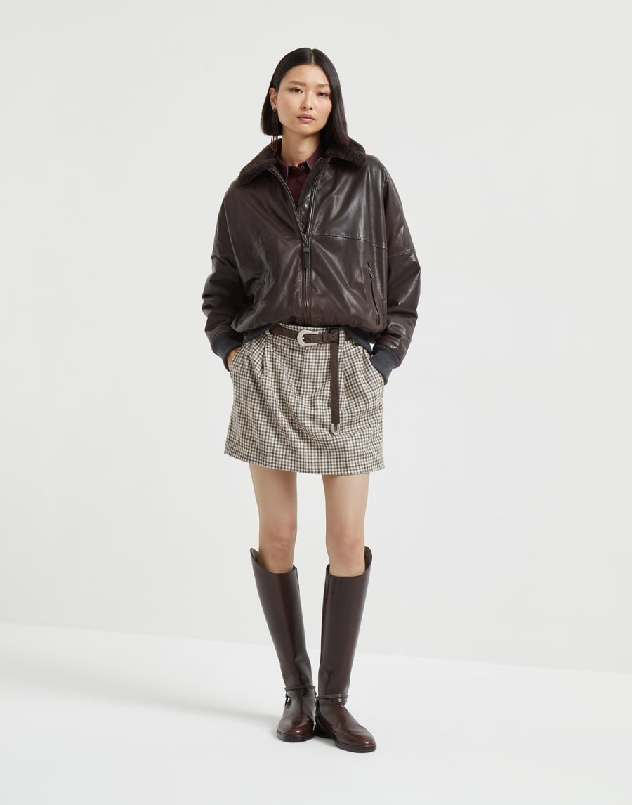 Camisa con Monile Bermellón Mujer - Brunello Cucinelli