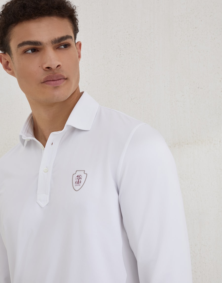 Short sleeve polo White Man - Brunello Cucinelli