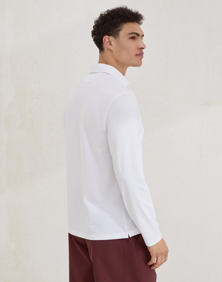Short sleeve polo White Man - Brunello Cucinelli