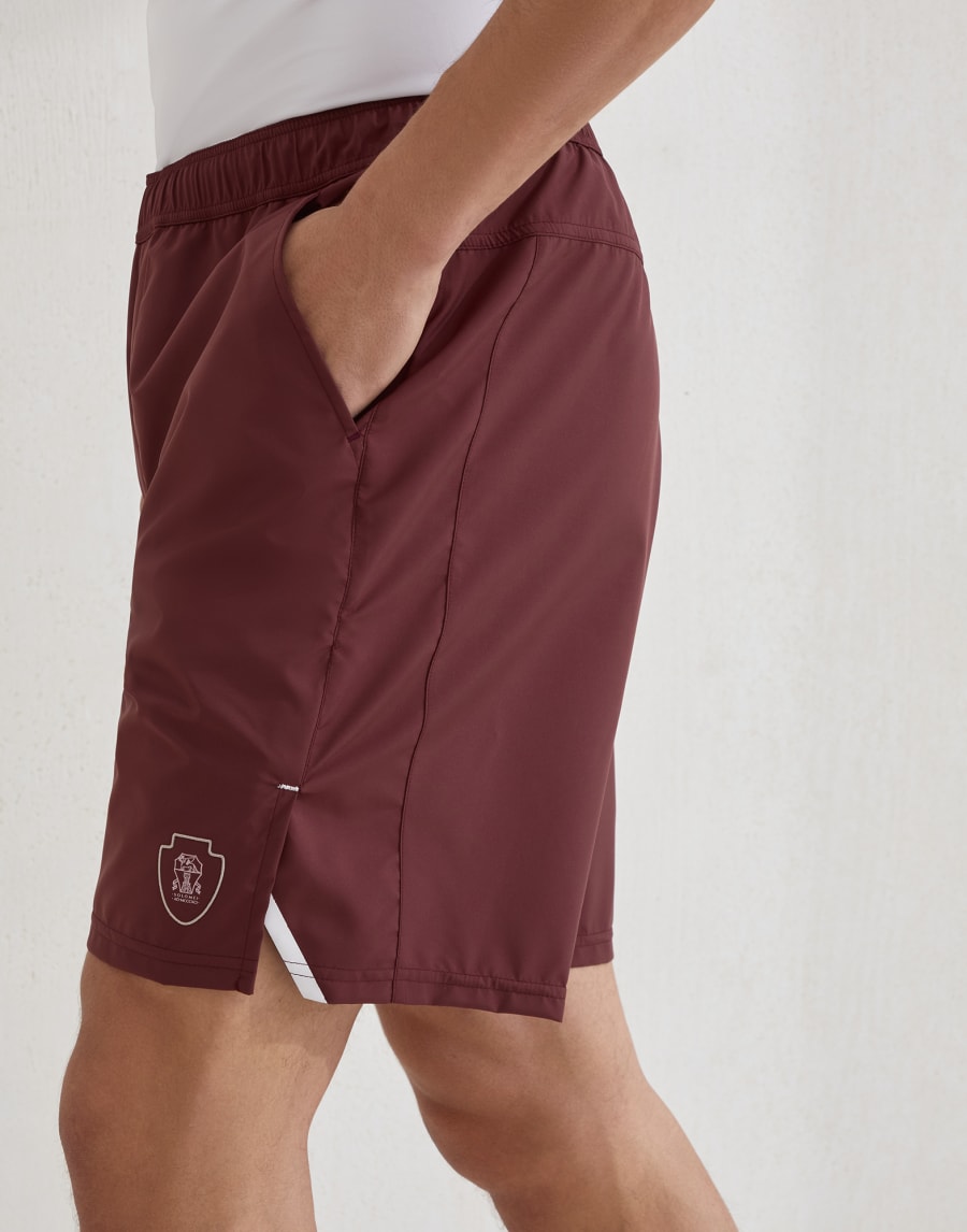 Bermudas de nailon Amaranto Hombre - Brunello Cucinelli