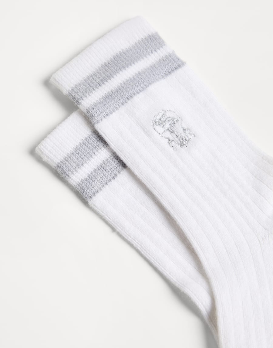 Knit socks Light Grey Girls - Brunello Cucinelli