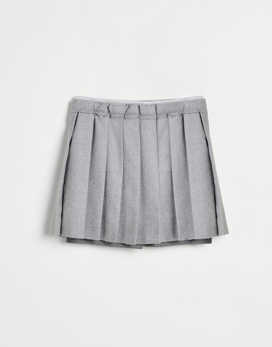 Pleated skirt Light Grey Girls - Brunello Cucinelli