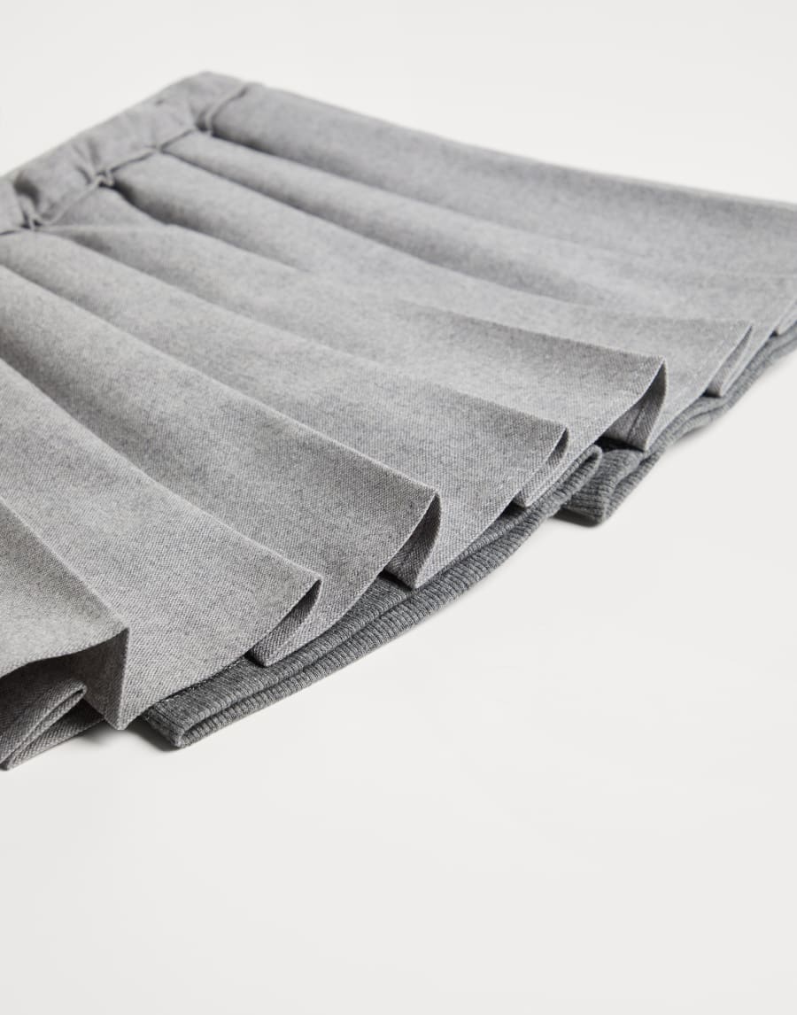 Pleated skirt Light Grey Girls - Brunello Cucinelli