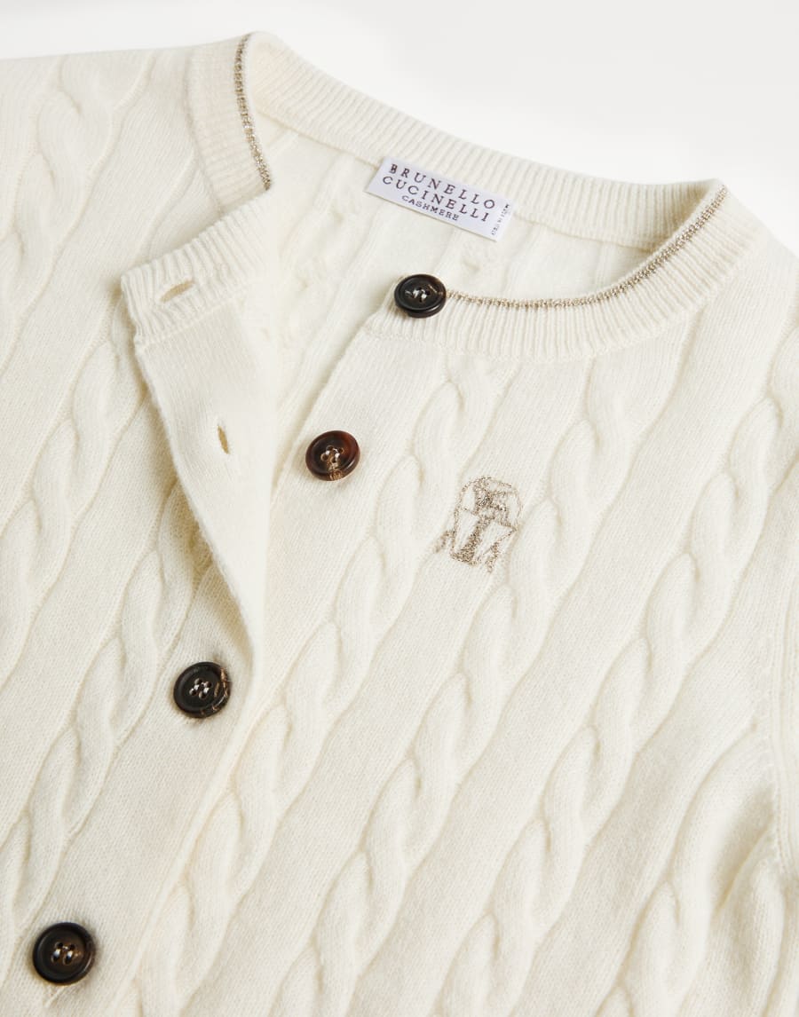 Cable knit cardigan Panama Girls - Brunello Cucinelli
