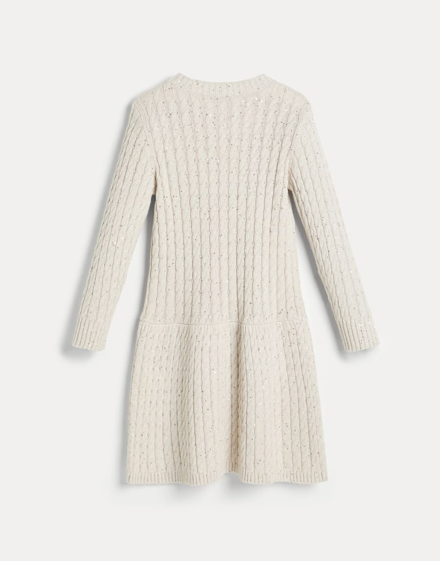 Cable knit dress Oat Girls - Brunello Cucinelli