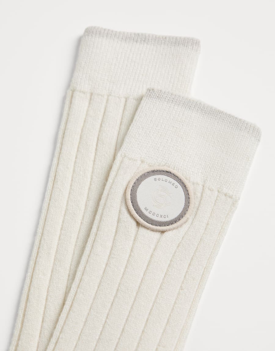 Chaussettes en maille de cachemire Panama Garçon - Brunello Cucinelli