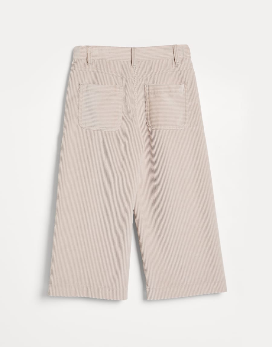 Five-pocket trousers Beige Silk Girls - Brunello Cucinelli