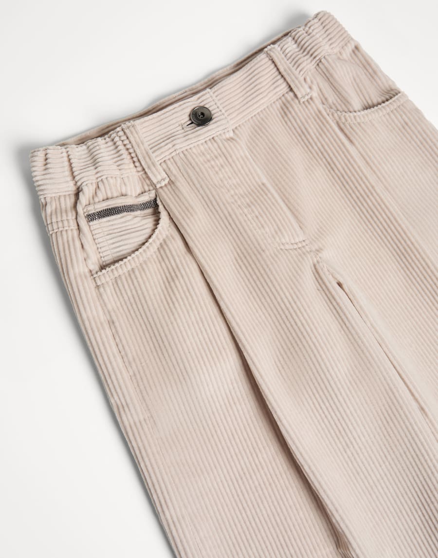 Pantalon cinq poche Beige Soie Fille - Brunello Cucinelli