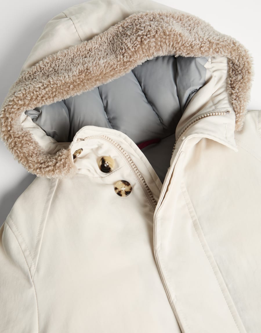 Parka with padding White Boys - Brunello Cucinelli
