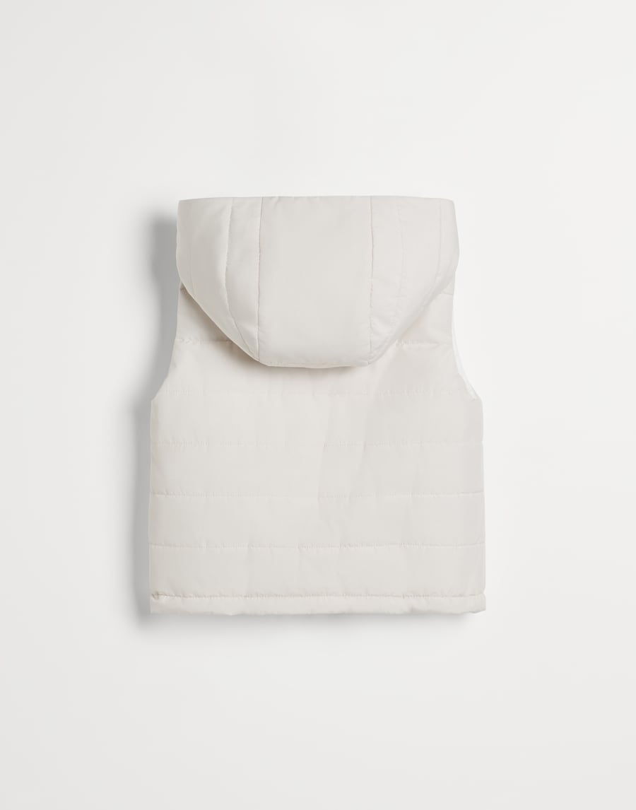Vest with Thermore® padding White Girls - Brunello Cucinelli