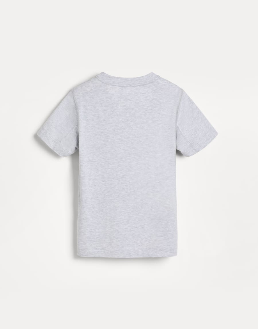 Футболка с принтом Светло-Серый Мальчики - Brunello Cucinelli