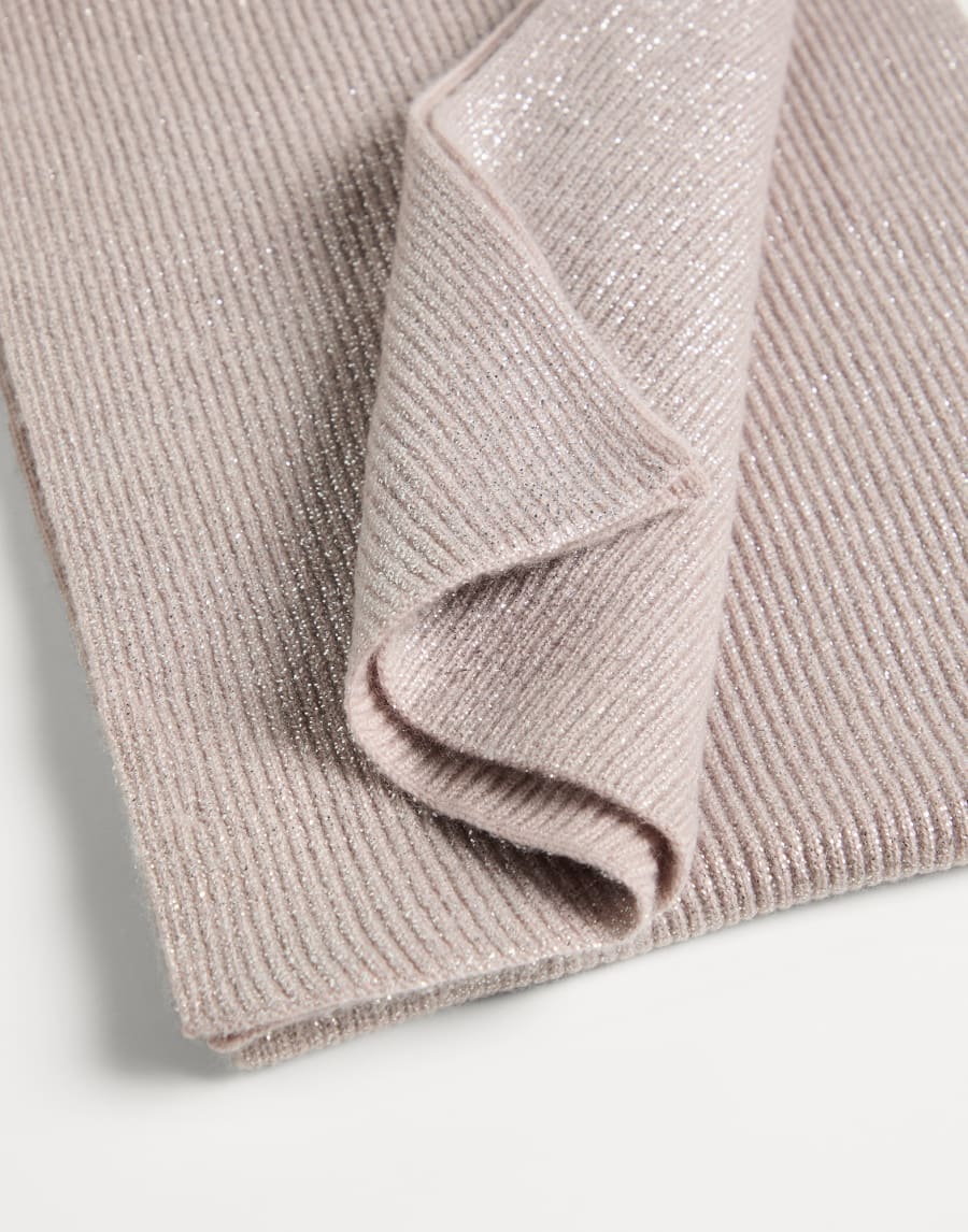 Double knit scarf Pink Girls - Brunello Cucinelli