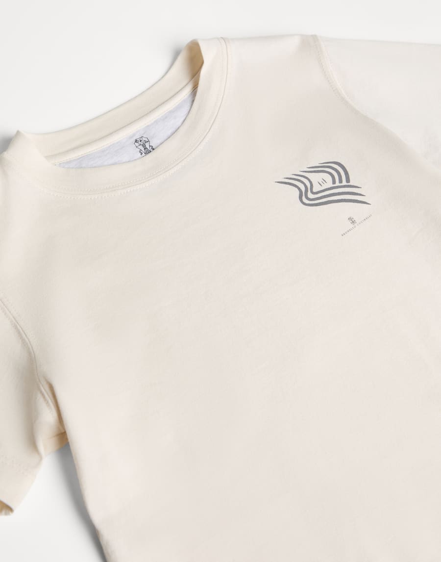 T-shirt with print Panama Boys - Brunello Cucinelli
