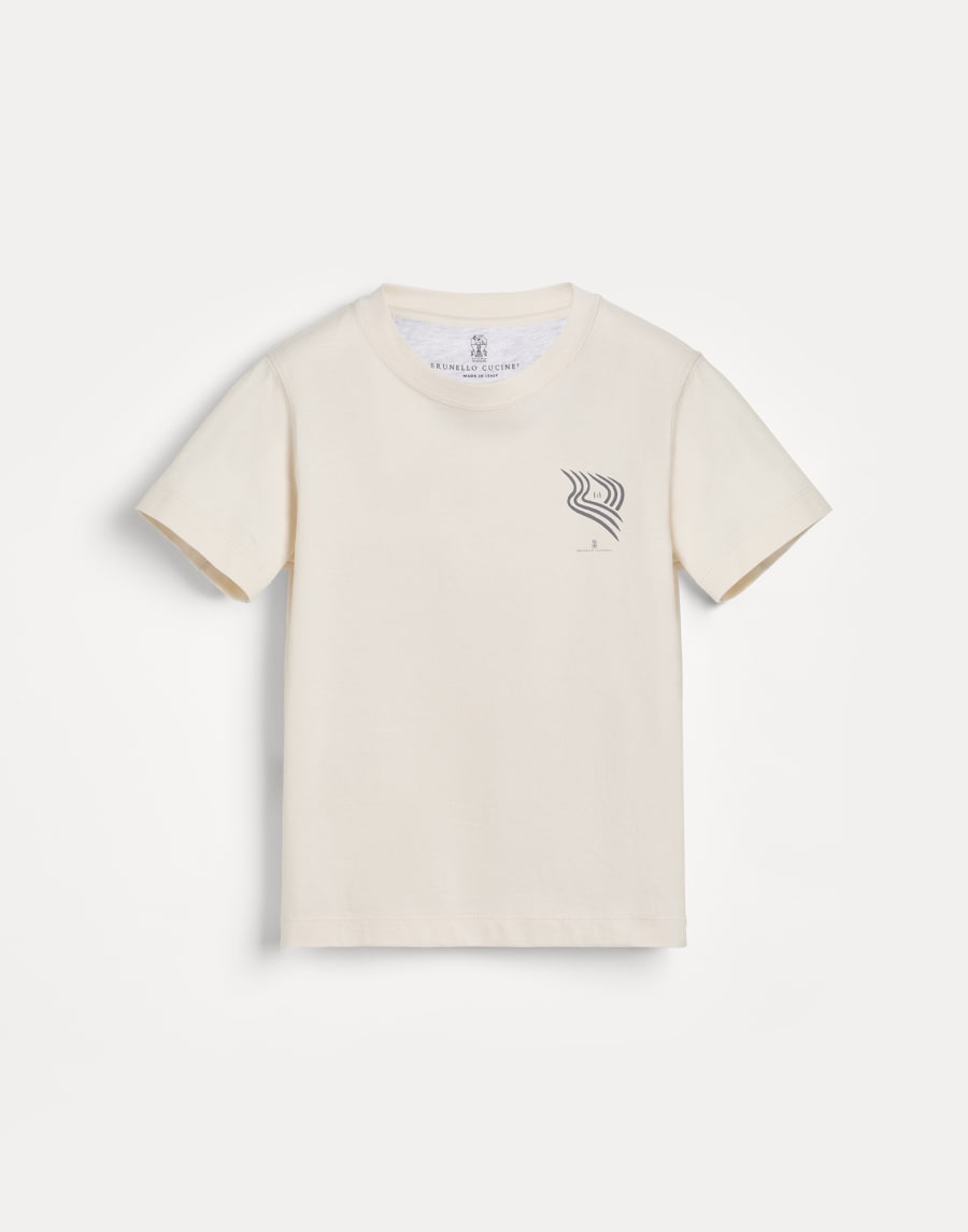 T-shirt with print Panama Boys - Brunello Cucinelli