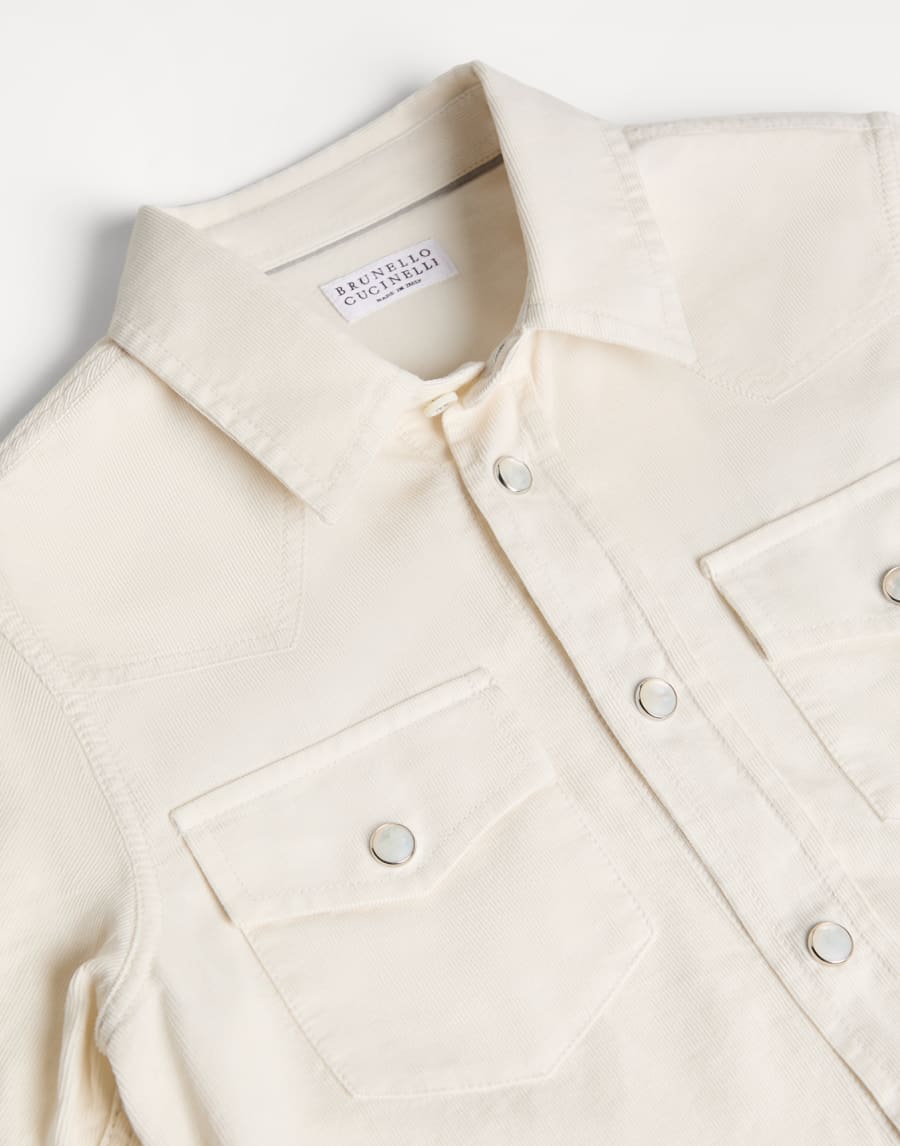 Corduroy shirt Panama Boys - Brunello Cucinelli