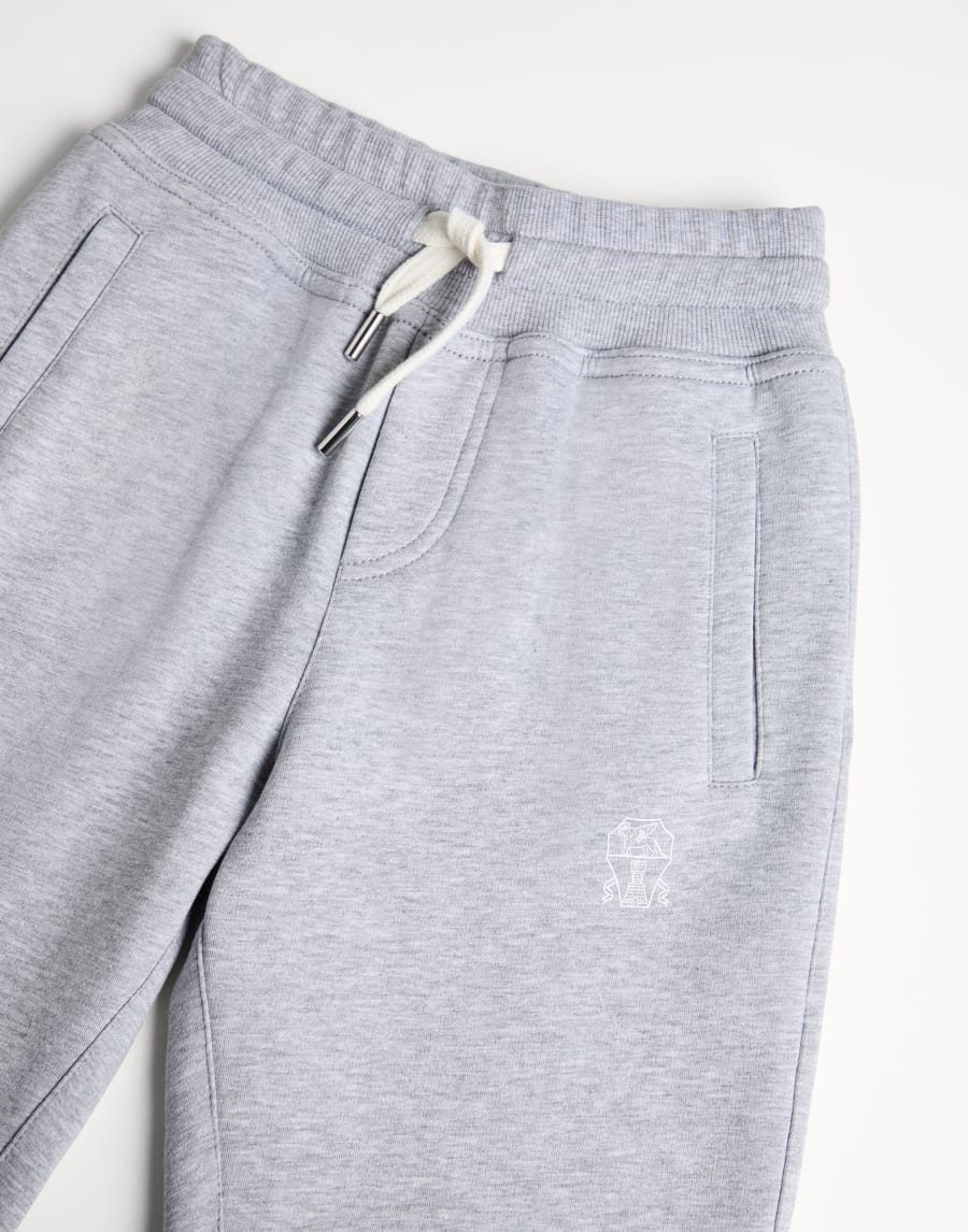 Hose mit Tunnelzug Hellgrau Jungen - Brunello Cucinelli