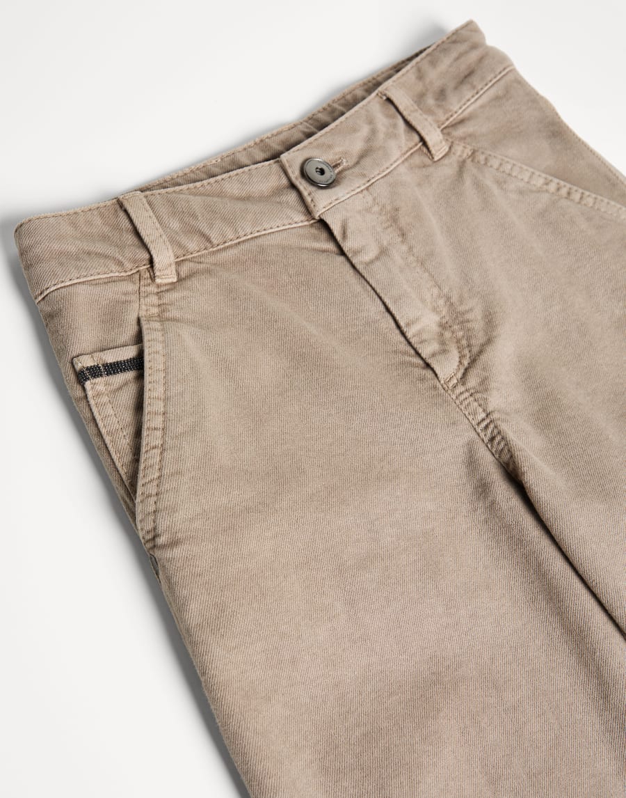Curved trousers Light Brown Girls - Brunello Cucinelli