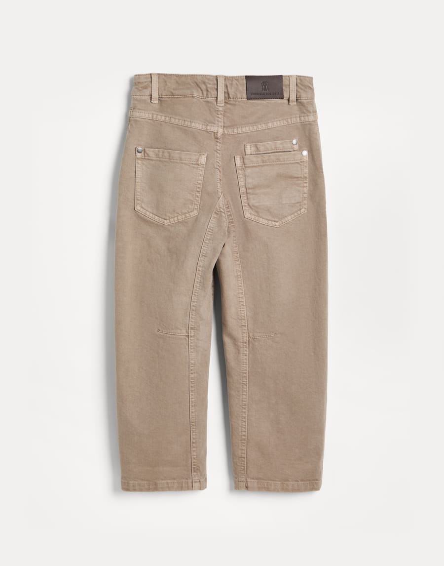 カーブド トラウザーズ ライトブラウン ガールズ - Brunello Cucinelli