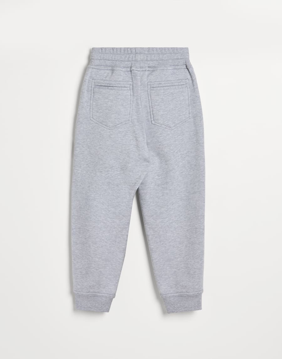 Trousers with drawstring Light Grey Boys - Brunello Cucinelli