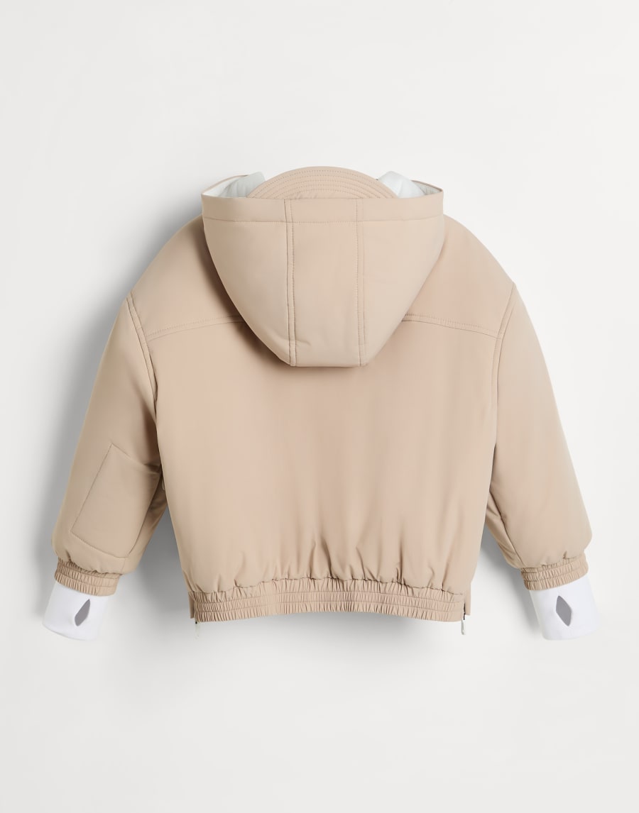 Mountain Anorak Beige Girls - Brunello Cucinelli