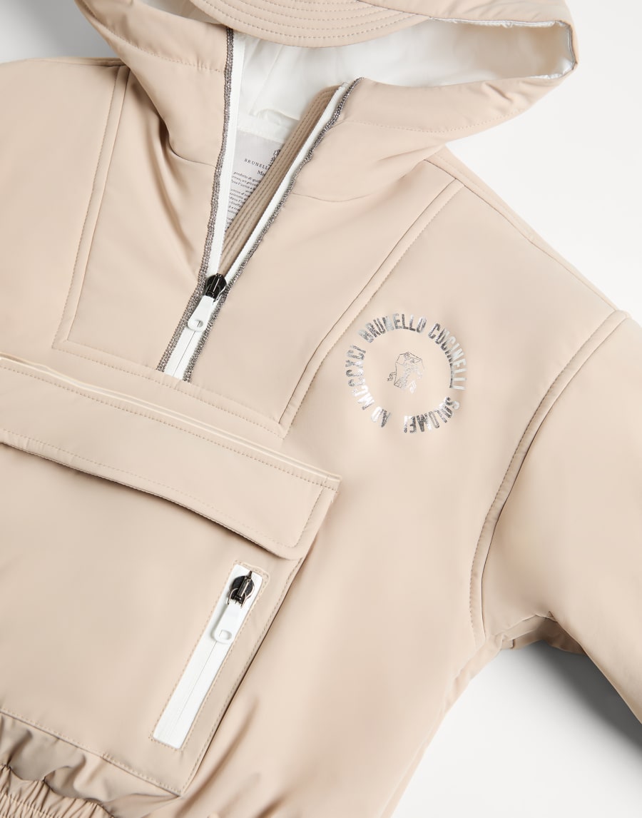 Mountain Anorak Beige Girls - Brunello Cucinelli