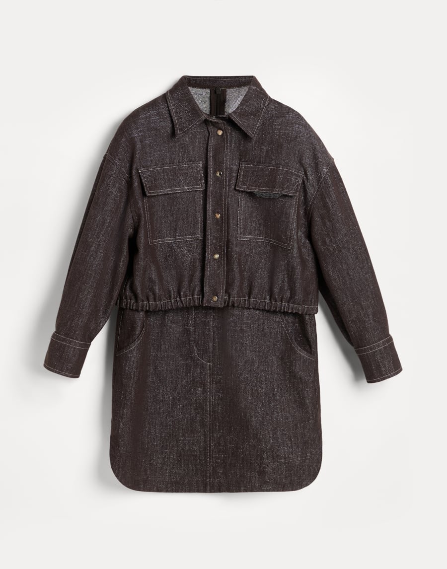 Abito in denim Brown Bambina - Brunello Cucinelli