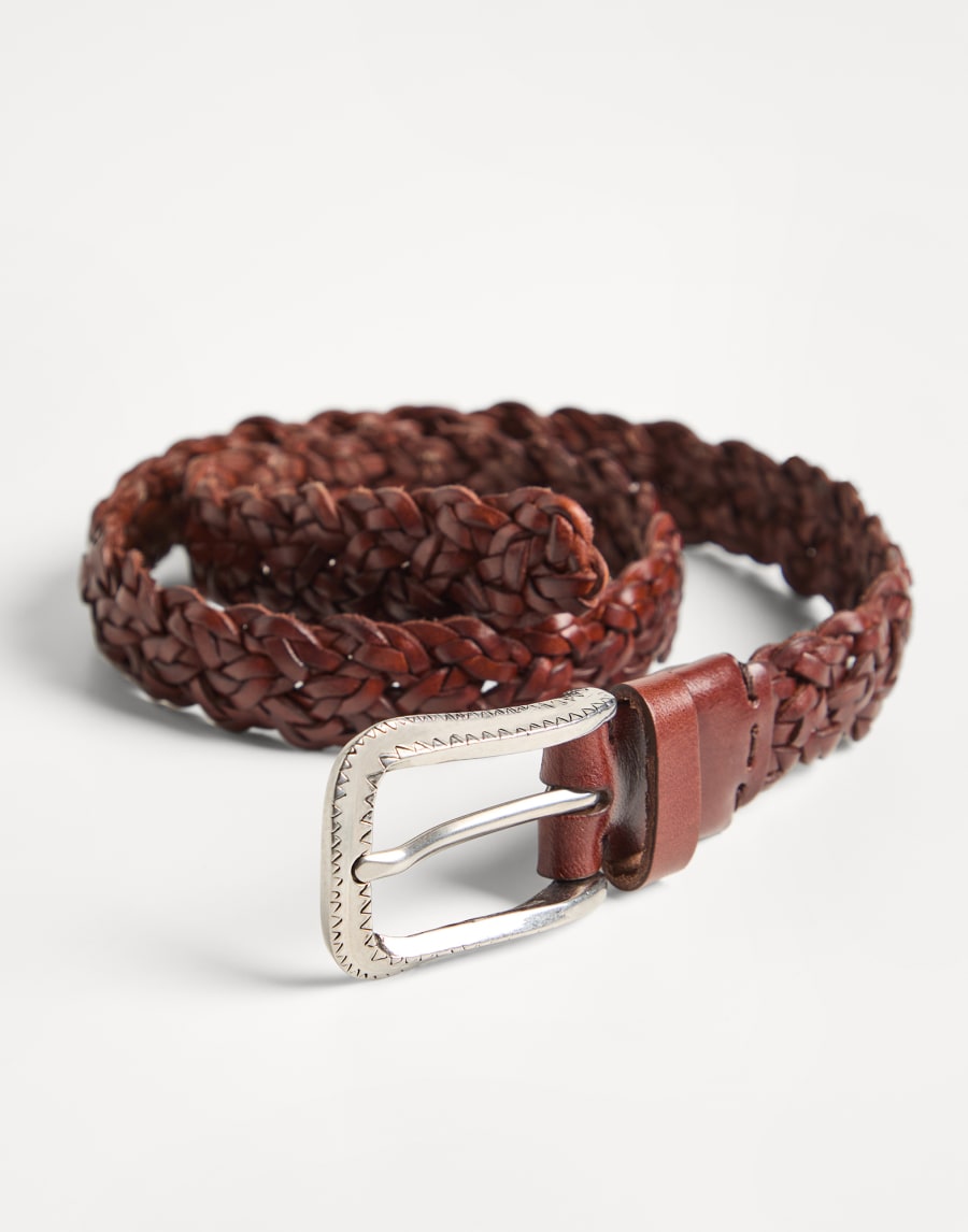 Ceinture tressée Marron Garçon - Brunello Cucinelli