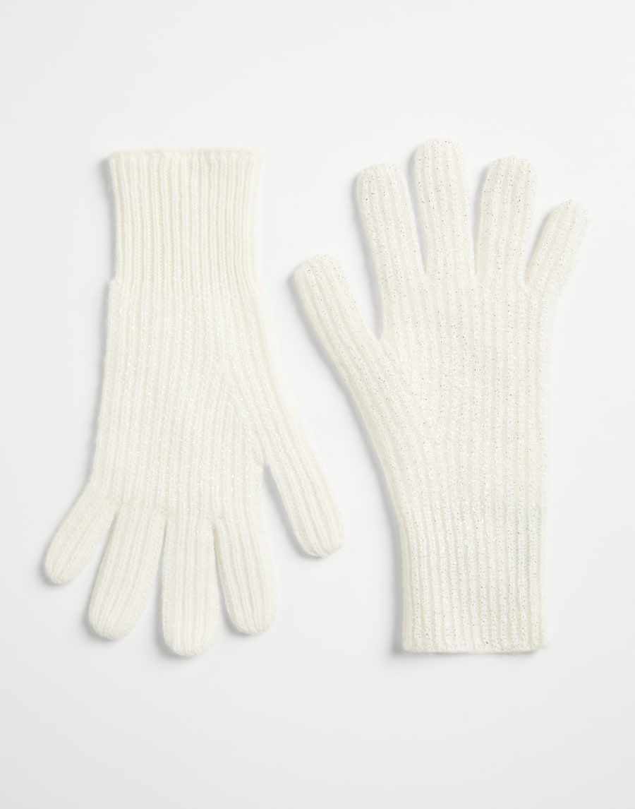 Double knit gloves White Girls - Brunello Cucinelli