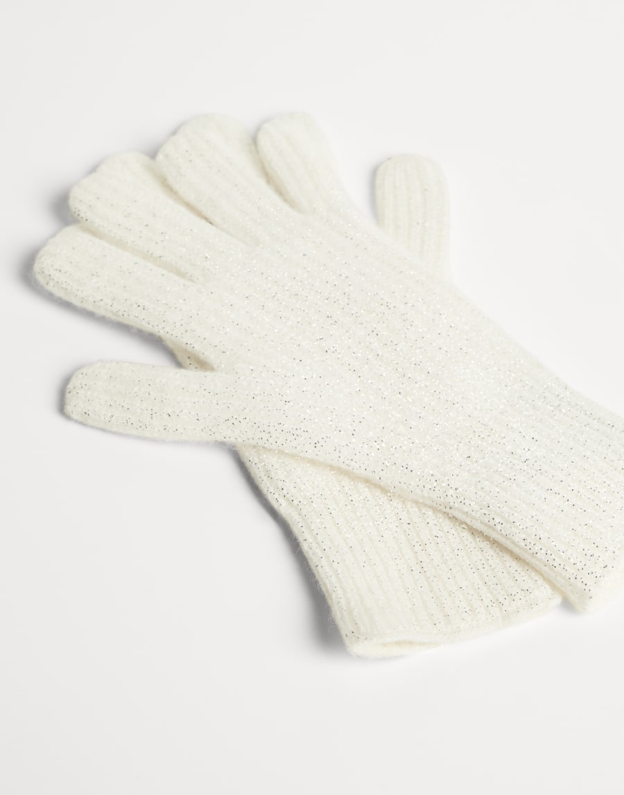 Double knit gloves White Girls - Brunello Cucinelli
