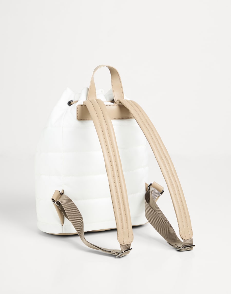 Nylon backpack White Girls - Brunello Cucinelli
