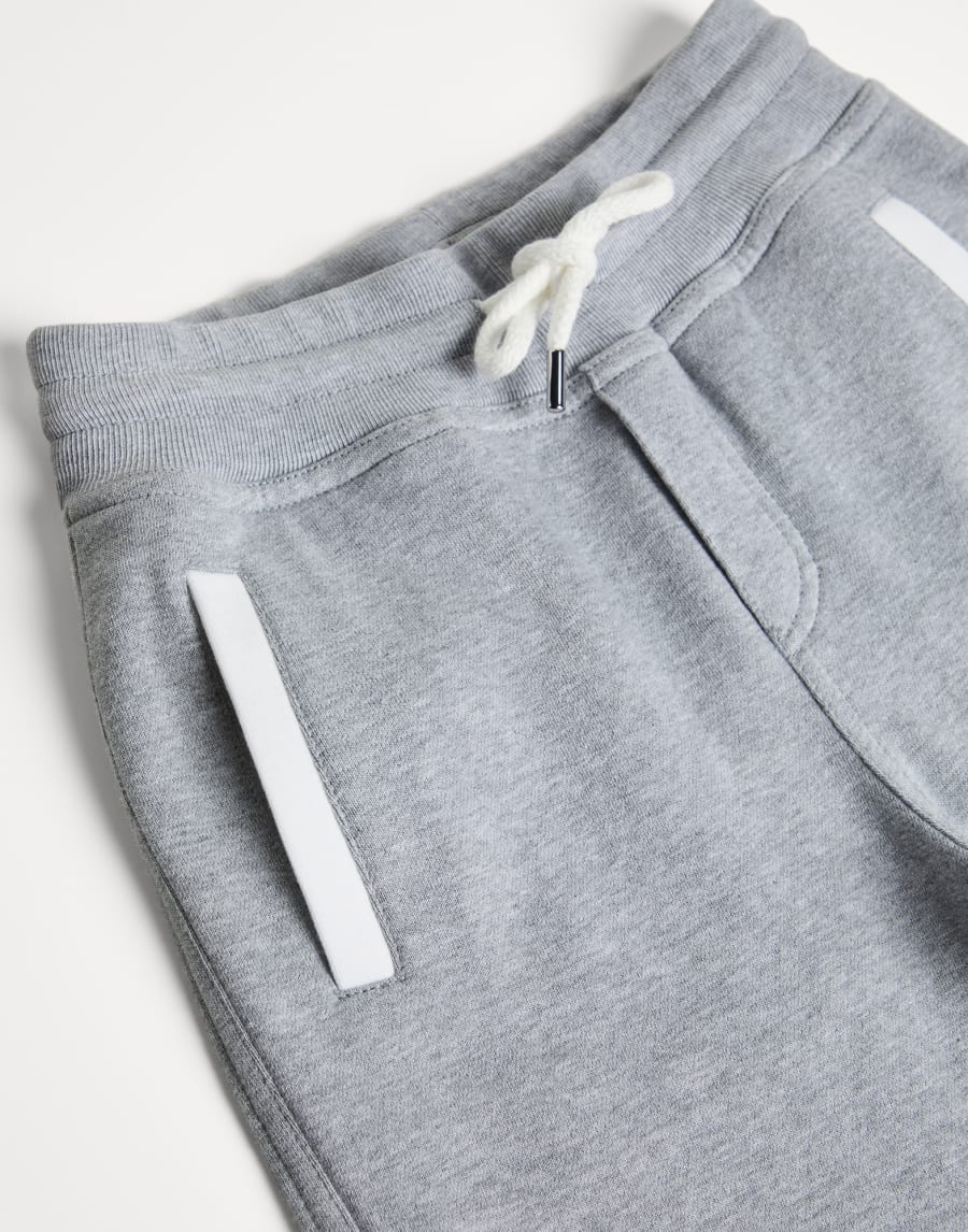 Hose aus Sweatstoff Hellgrau Jungen - Brunello Cucinelli