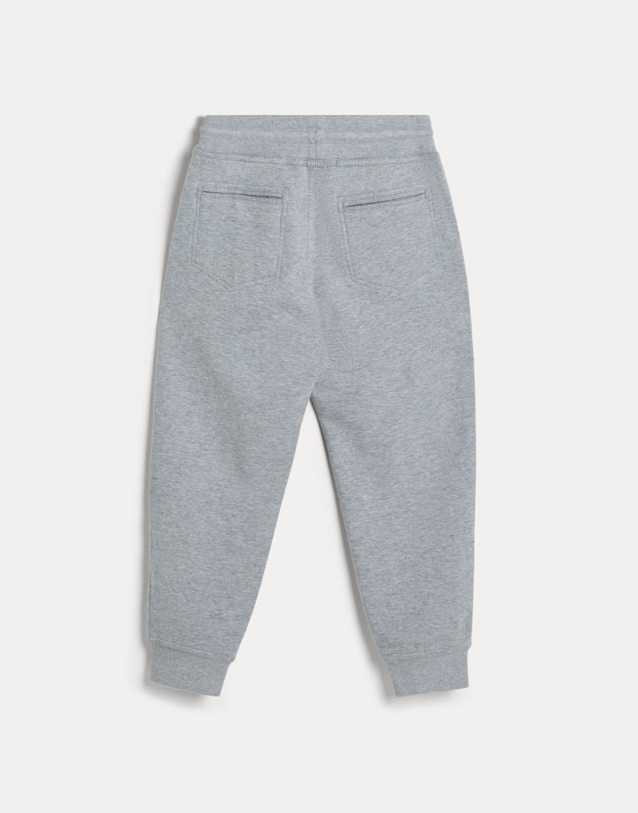 French terry trousers Light Grey Boys - Brunello Cucinelli