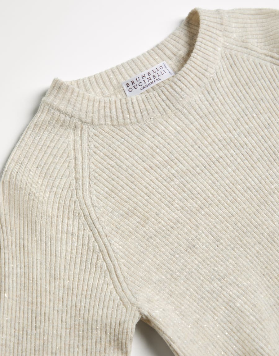 Pull léger Blanc Cassé Fille - Brunello Cucinelli