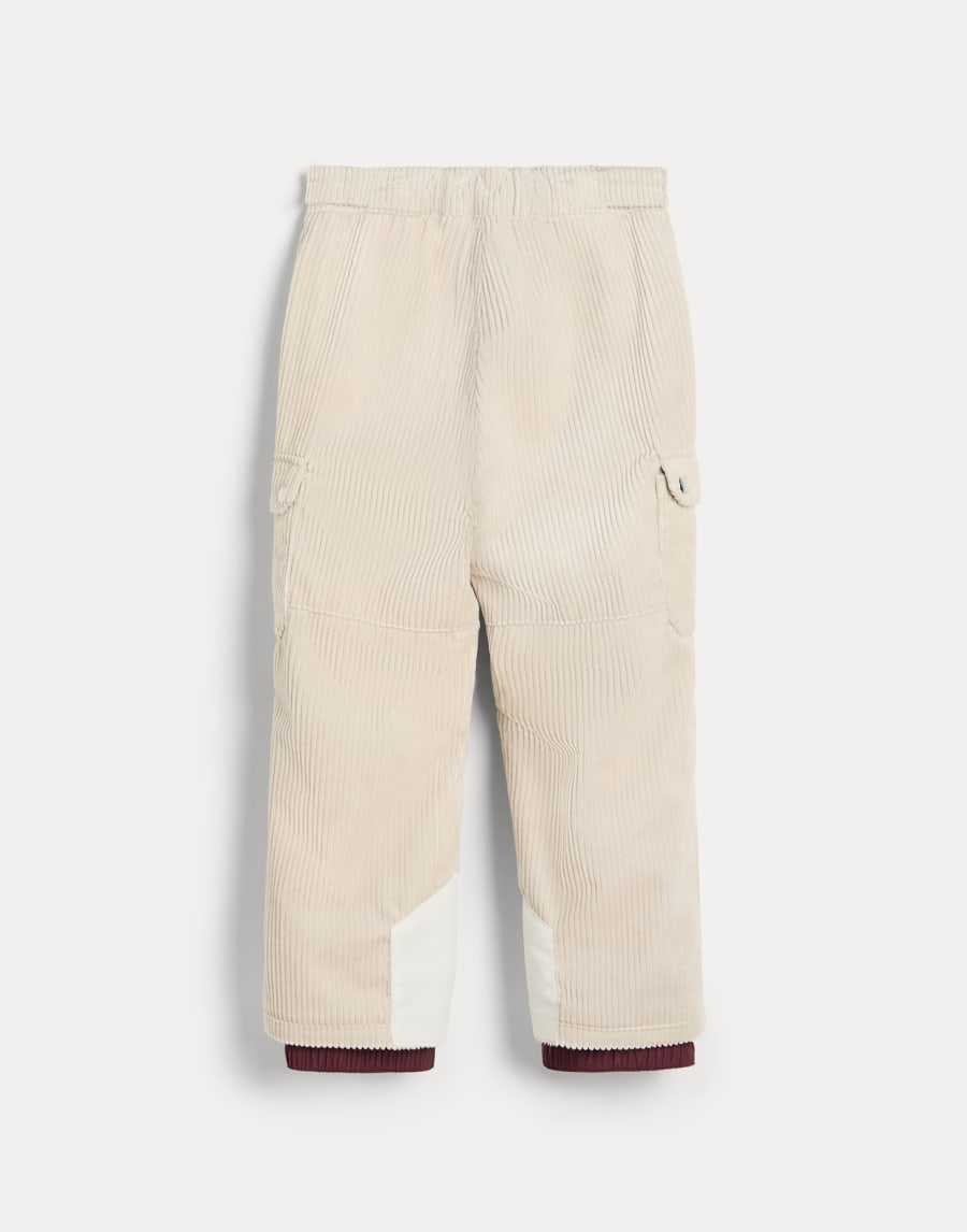 Pantalón Mountain con relleno Beige Claro Niño - Brunello Cucinelli