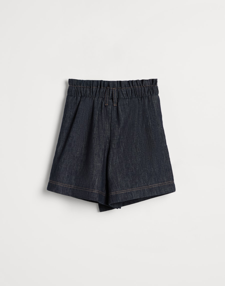 Mini skirt-pants Dark Denim Girls - Brunello Cucinelli