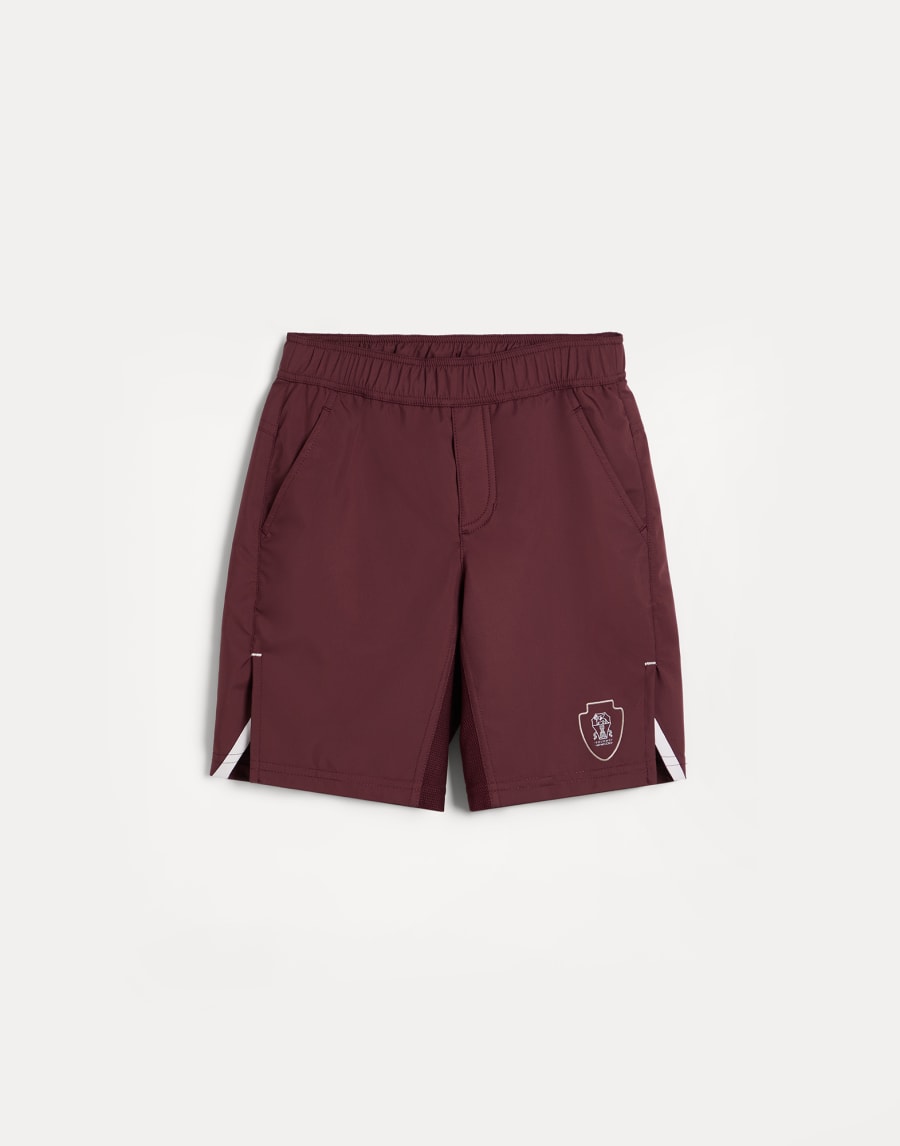 Nylon Bermuda shorts Amaranth Boys - Brunello Cucinelli