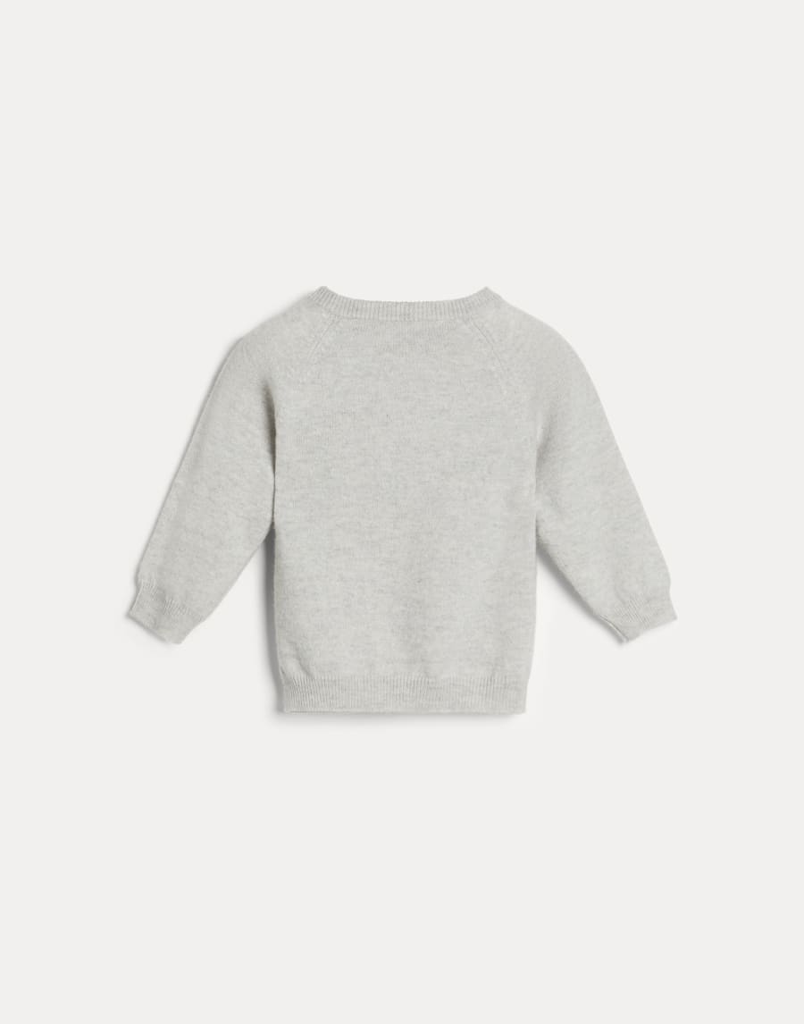 Maglia Baby Bernie in cashmere Grigio Chiaro Baby - Brunello Cucinelli