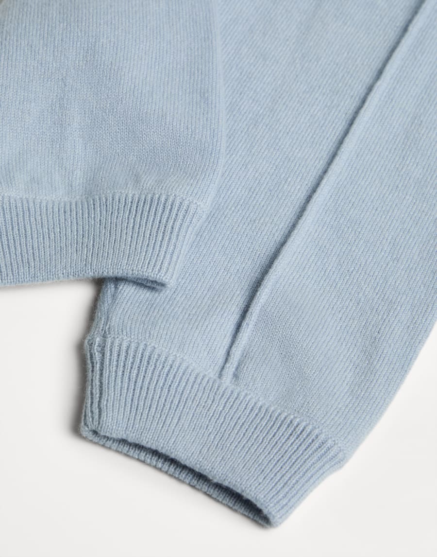 Baby Bernie cashmere trousers Sky Blue Baby - Brunello Cucinelli
