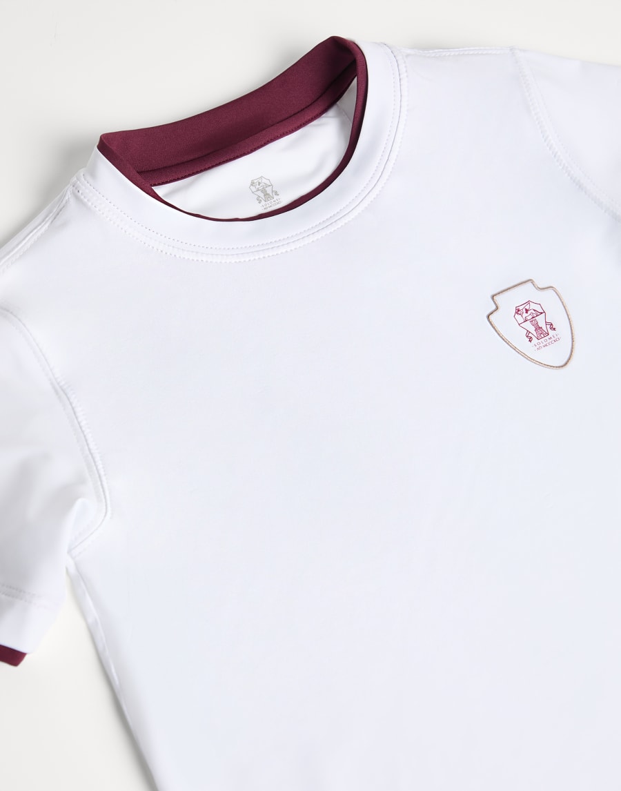 T-shirt with faux-layering White Boys - Brunello Cucinelli
