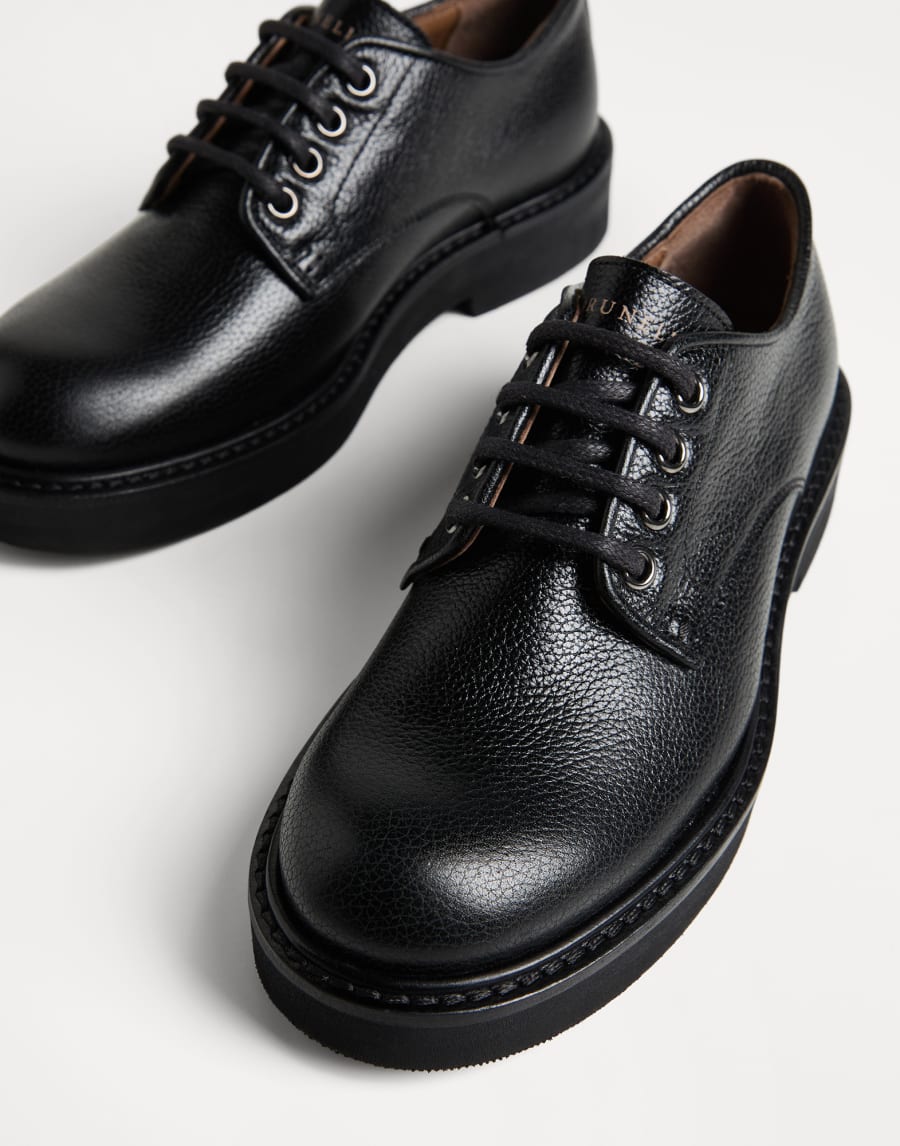 Calfskin derby Black Boys - Brunello Cucinelli