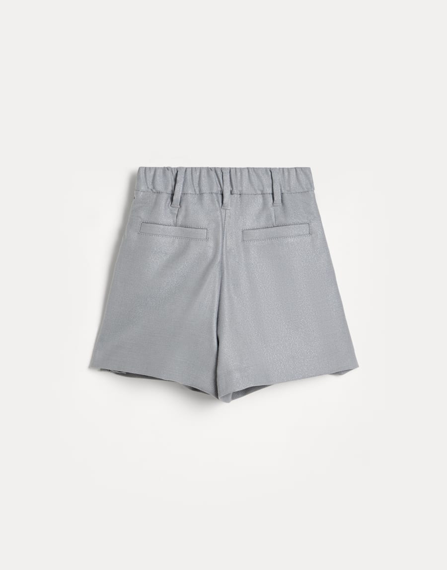 Short orné de Monile Gris Perle Fille - Brunello Cucinelli