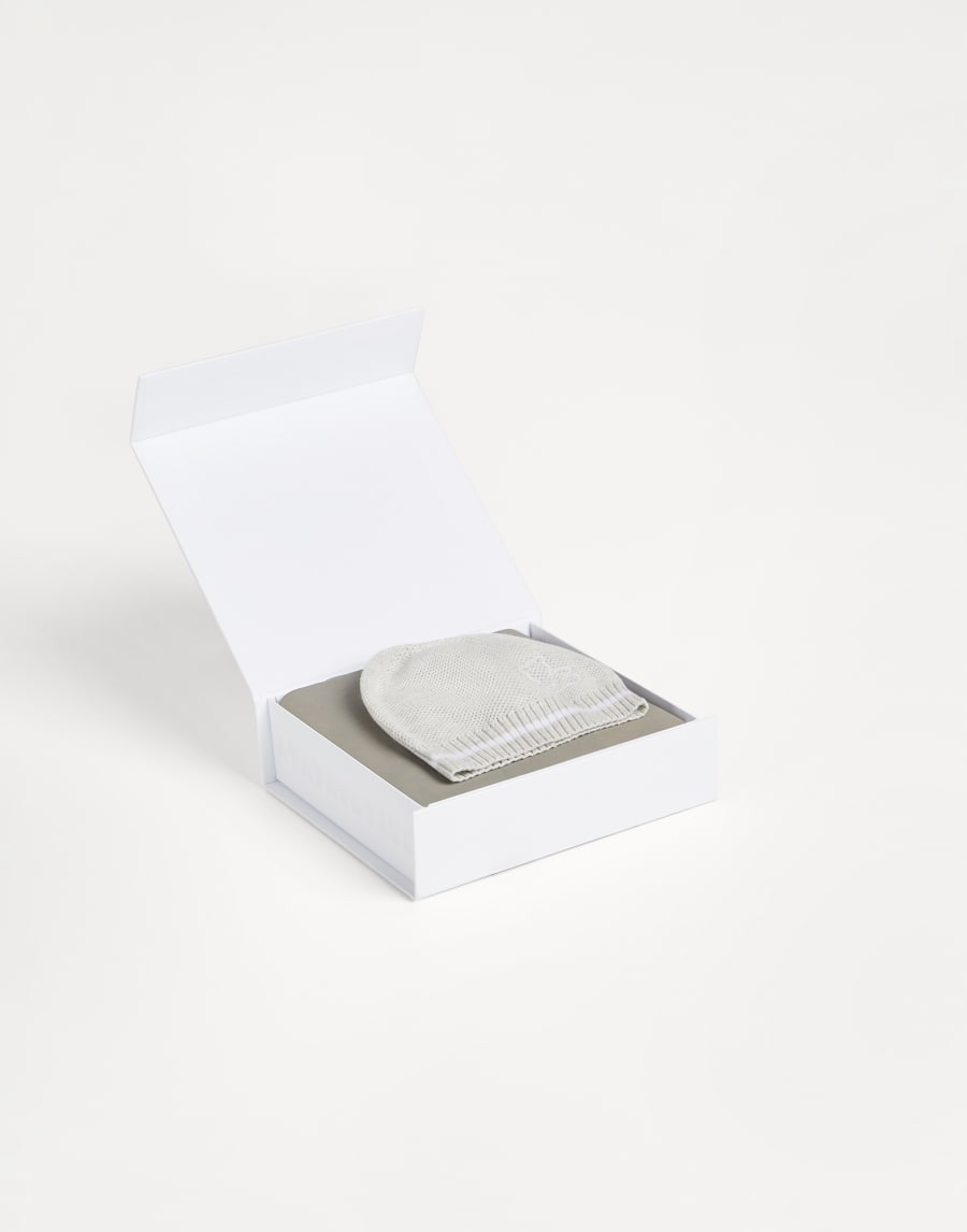 ベビーバーニー ニットキャップ グレー ベビー - Brunello Cucinelli