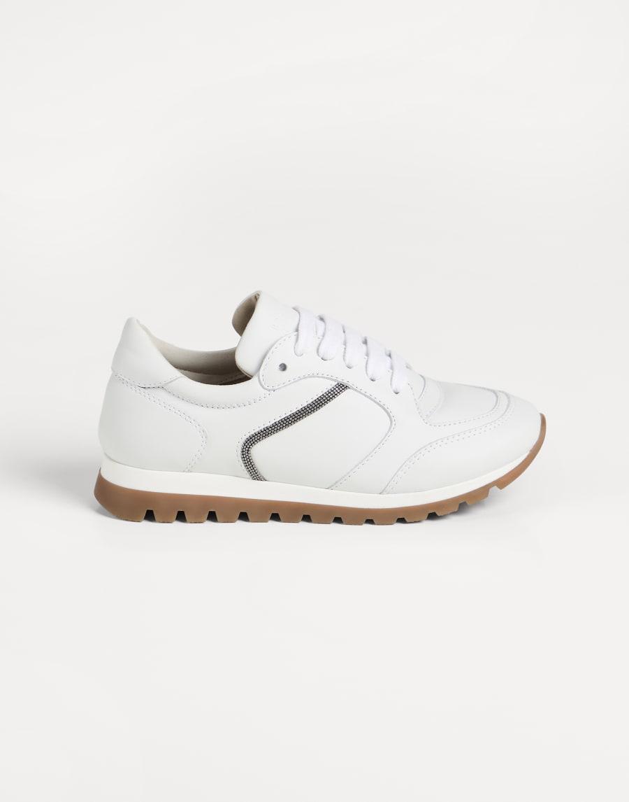 Calfskin runners White Girls - Brunello Cucinelli