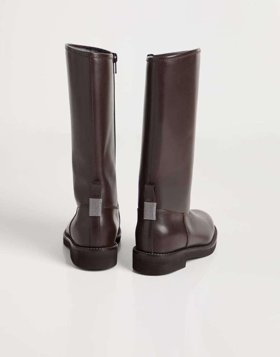 Equestrian boots Rust Brown Girls - Brunello Cucinelli
