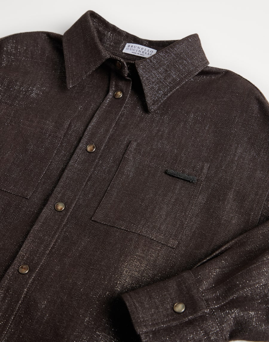 Denim shirt Brown Girls - Brunello Cucinelli
