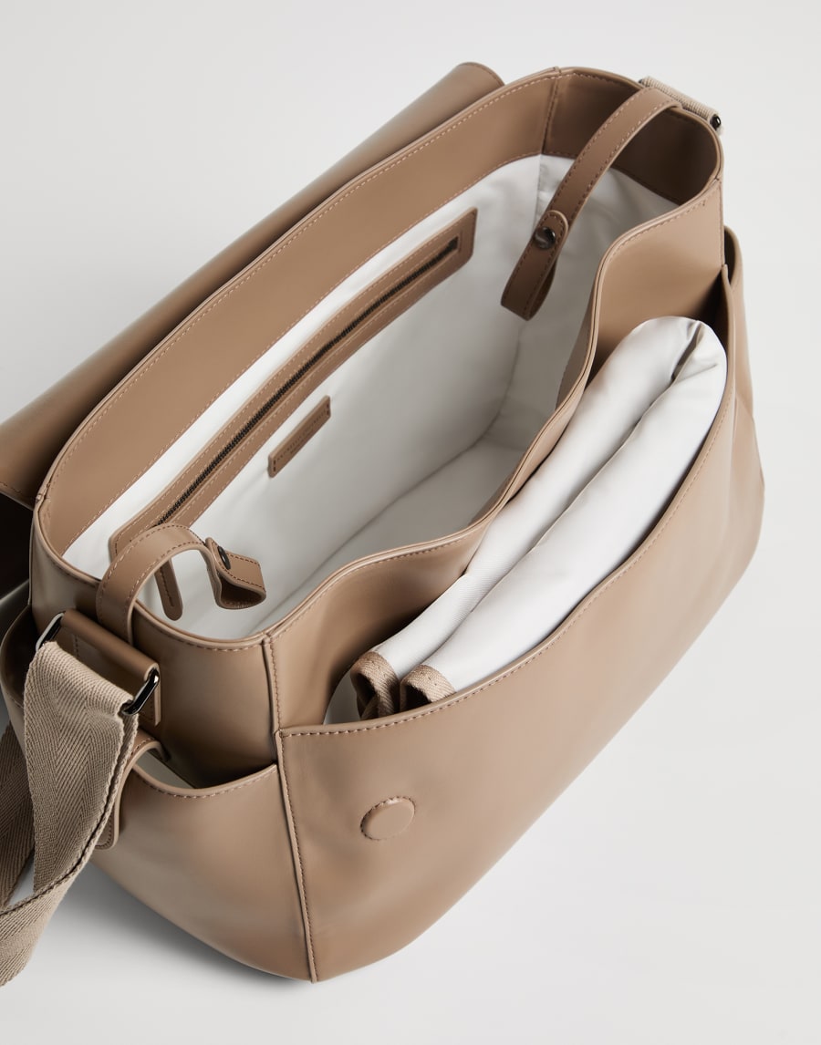 Baby Bernie diaper bag Light Brown Baby - Brunello Cucinelli