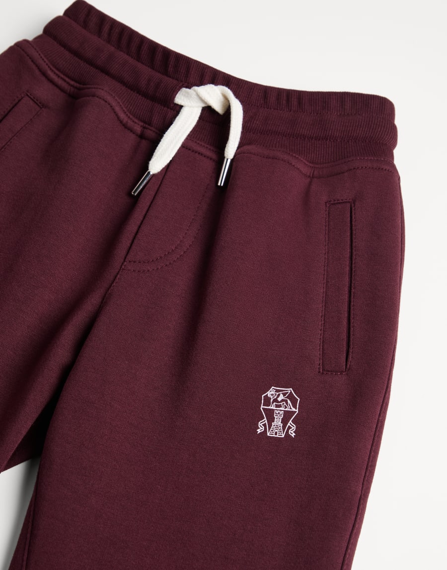 Hose mit Tunnelzug Burgundy Jungen - Brunello Cucinelli