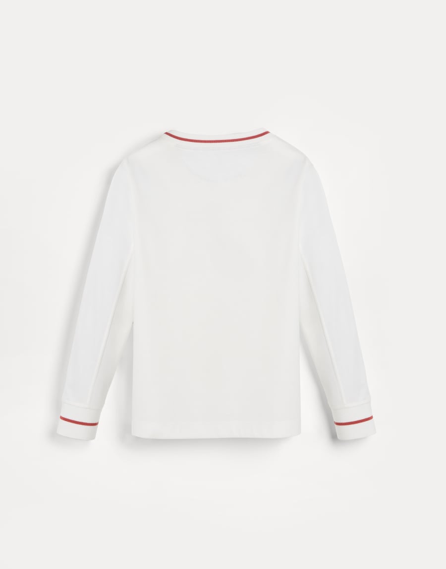 Long sleeve T-shirt White Boys - Brunello Cucinelli