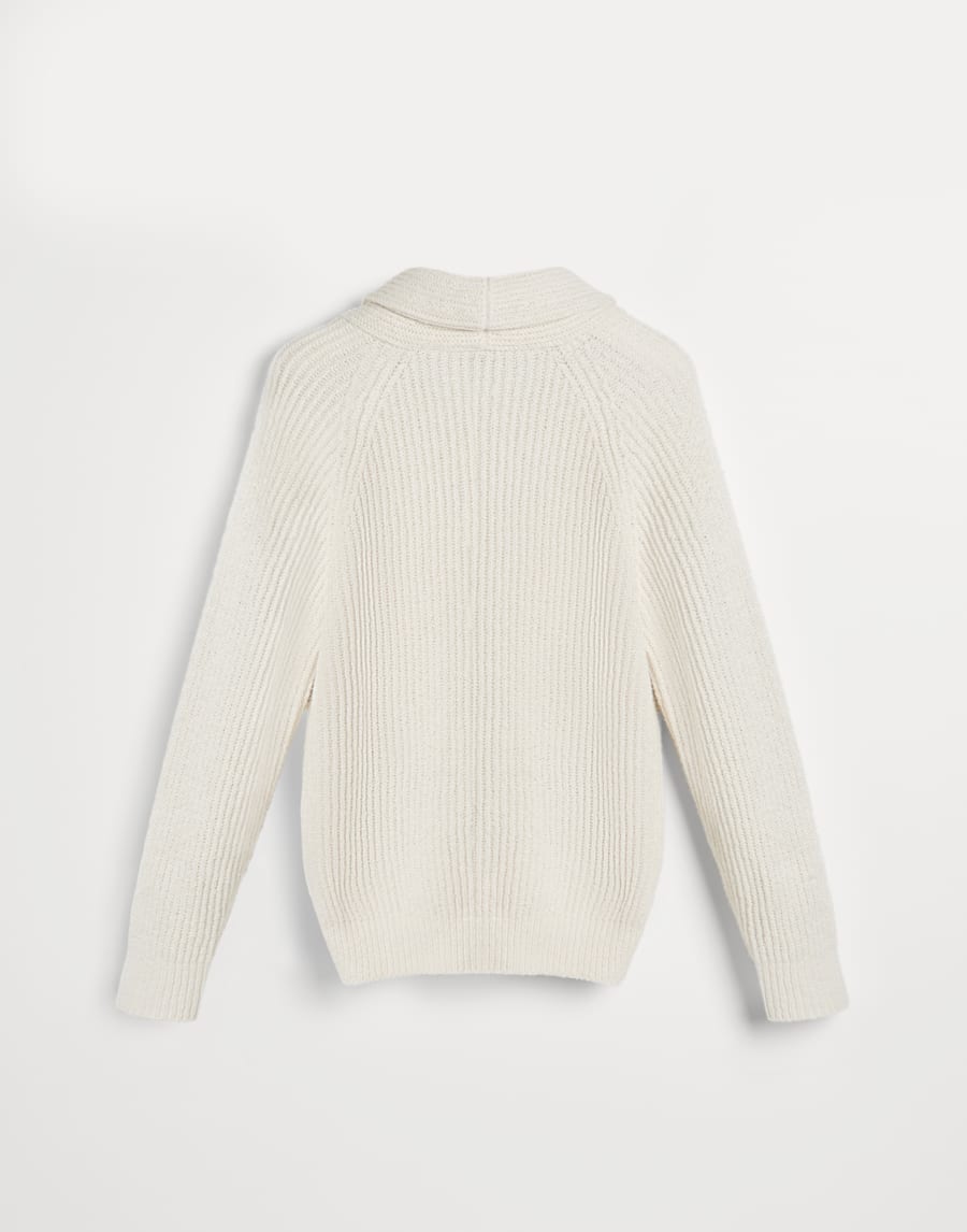Malfilé cotton cardigan Panama Boys - Brunello Cucinelli